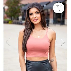 Pink Lily LET'S SEIZE THE DAY Bra Top - Berry